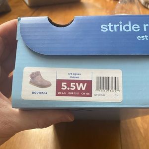 Brand new never worn stride rite boots! Size 5.5w toddler